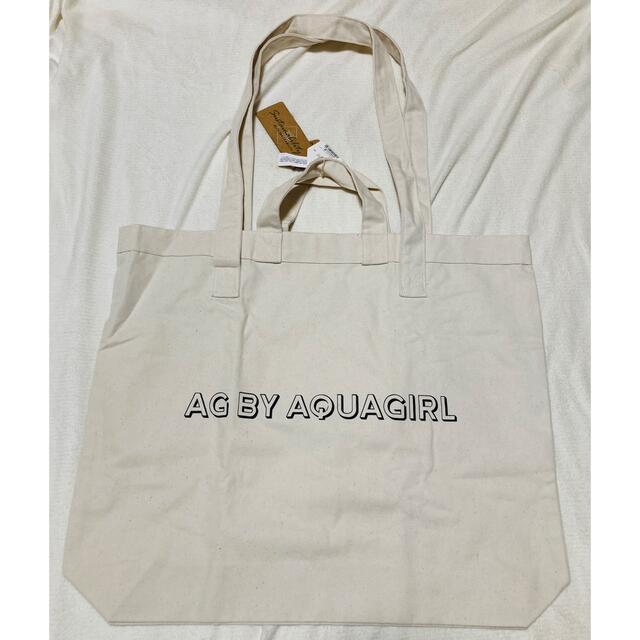 AG by aquagirl(エージーバイアクアガール)のAG by aquagirl　オリジナルエコバッグ L　ビッグサイズトートバッグ レディースのバッグ(トートバッグ)の商品写真