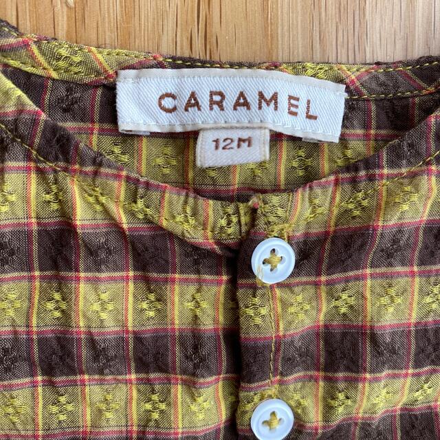 Caramel baby&child (キャラメルベビー&チャイルド)のcaramel チェックシャツ　12m キッズ/ベビー/マタニティのベビー服(~85cm)(シャツ/カットソー)の商品写真