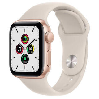 アップルウォッチ(Apple Watch)のApple Watch SE GPSモデル　40mm ゴールド　①(その他)