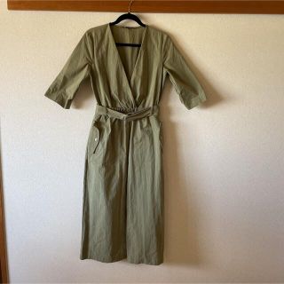 ザラ(ZARA)のZARA カーキワンピース(ひざ丈ワンピース)