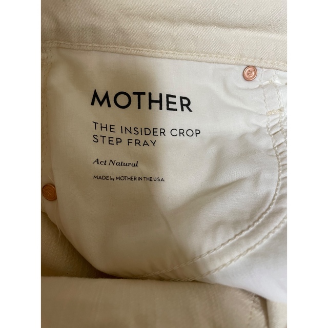 【MOTHER/マザー】 NATURAL INSIDER CROPデニム