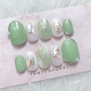 shell nail ♡