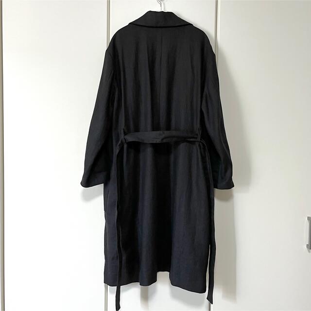 【未使用品】WIRROW Linen canvas buttonlesscoat メンズのジャケット/アウター(チェスターコート)の商品写真