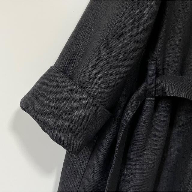 【未使用品】WIRROW Linen canvas buttonlesscoat メンズのジャケット/アウター(チェスターコート)の商品写真