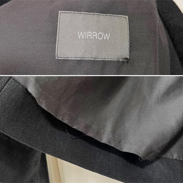 【未使用品】WIRROW Linen canvas buttonlesscoat メンズのジャケット/アウター(チェスターコート)の商品写真