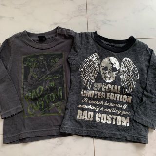 ラッドカスタム(RAD CUSTOM)のRADCUSTOM ラッドカスタム 90 ロンＴ2点セット(Tシャツ/カットソー)