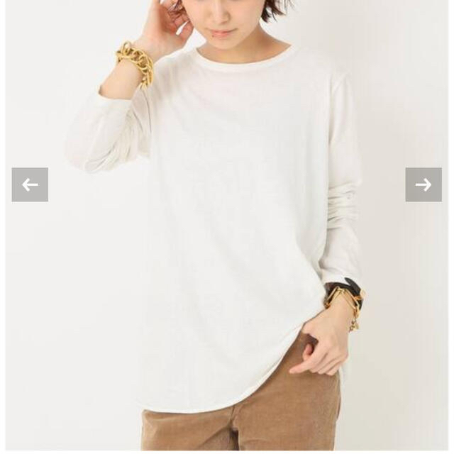 Deuxieme Classe Layering Tシャツ　ホワイト