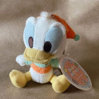 ディズニー(Disney)のbaby ドナルド　ぬいぐるみ　キーホルダー  (キャラクターグッズ)