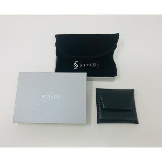 スタイラス(StilLas)の574 STYLUS スタイラス　コインケース　ブラック　小銭入れ　専用箱付き (コインケース/小銭入れ)