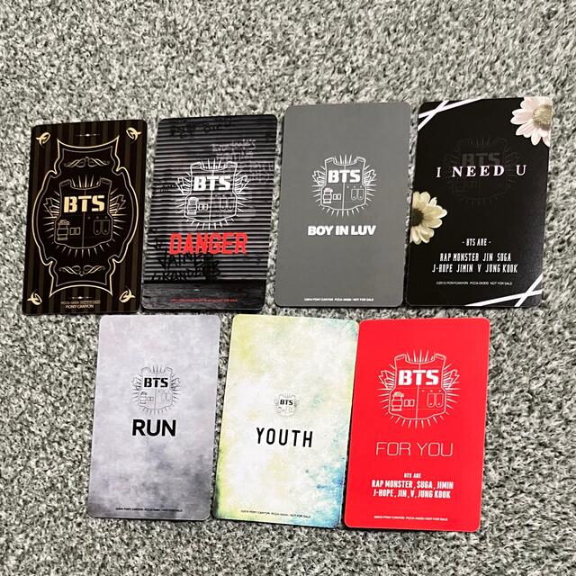 BTS 防弾少年団　RUN トレカ　日本版　コンプ  セット　まとめ売り