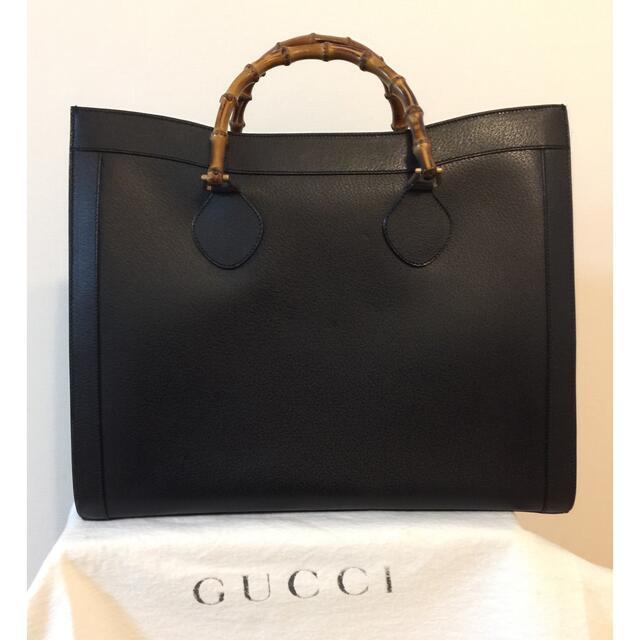 価格は安く Gucci - 黒バンブー GUCCI トートバッグ - www