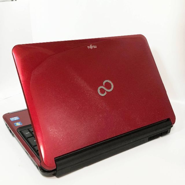 ⚡ すぐ使えるPC?初心者向けノートパソコン✨おしゃれなレッドの通販