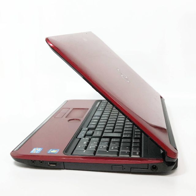 ⚡ すぐ使えるPC?初心者向けノートパソコン✨おしゃれなレッド-