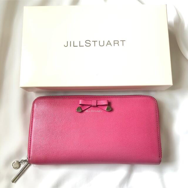 JILLSTUART(ジルスチュアート)の★美品★JILL STUART ジルスチュアート 長財布 ショッキングピンク レディースのファッション小物(財布)の商品写真