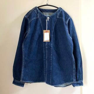 DEEP BLUE - 【DEEP BLUE】ディープブルー ノーカラー デニム ウエスタンシャツ 新品