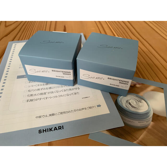 SHIKARI 洗顔 リフィル2つ コスメ/美容のスキンケア/基礎化粧品(洗顔料)の商品写真