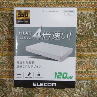 エレコム(ELECOM)のELECOM SSD 120GB 新品,未使用,未開(PC周辺機器)