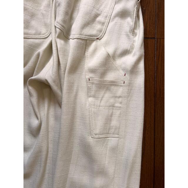 6(ROKU) white painter pants