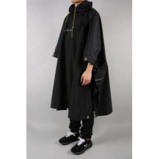 リックオウエンス(Rick Owens)の極美品GEO２ＷＡＹギミックレインコートポンチョ(ポンチョ)