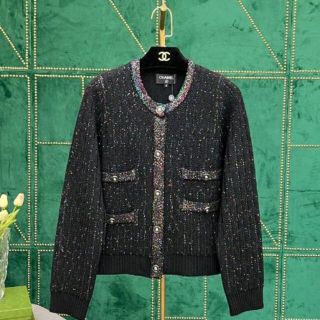 シャネル ニットカーディガンの通販 100点以上 | CHANELを買うならラクマ