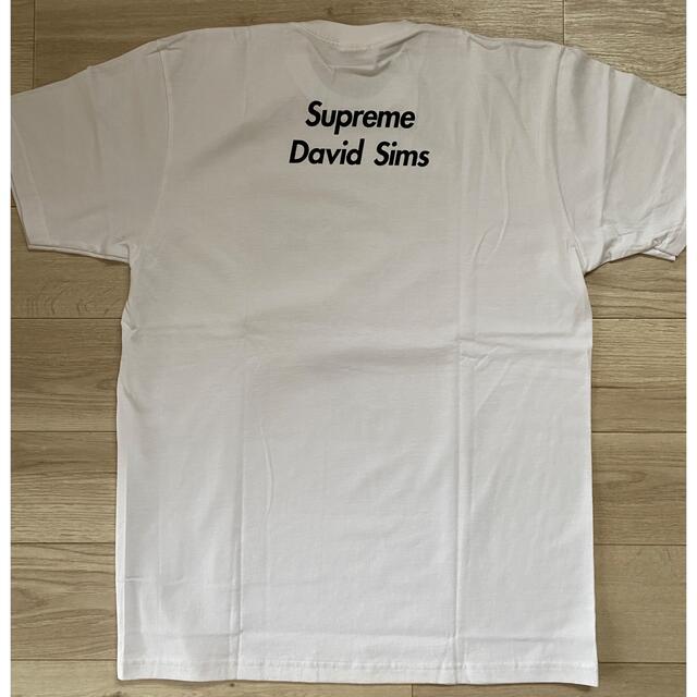 キムタク着　シュプリーム　supreme Tシャツ　白DAVID SIMS