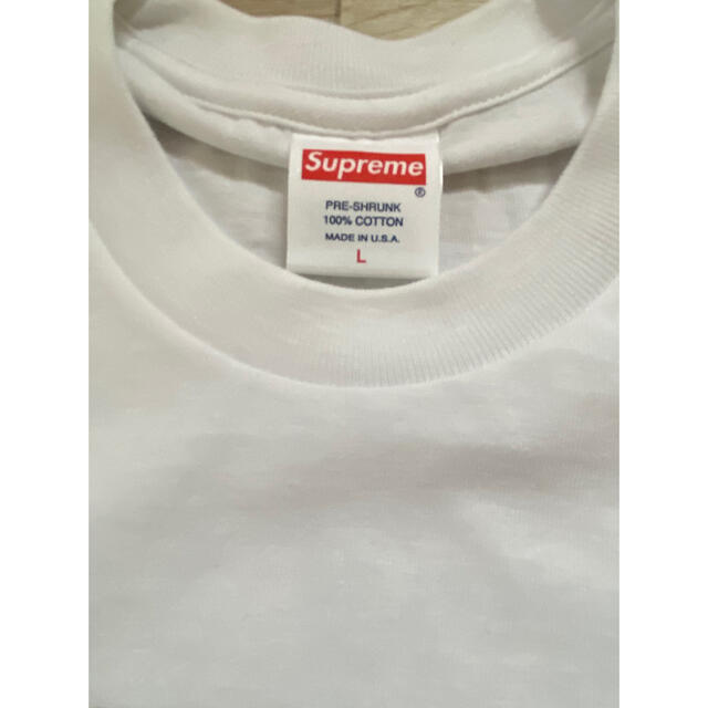 キムタク着　シュプリーム　supreme Tシャツ　白DAVID SIMS