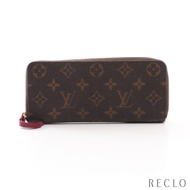 LOUIS VUITTON(ルイヴィトン)のルイヴィトン ポルトフォイユ クレマンス モノグラム フューシャ 長財布 レディースのファッション小物(財布)の商品写真