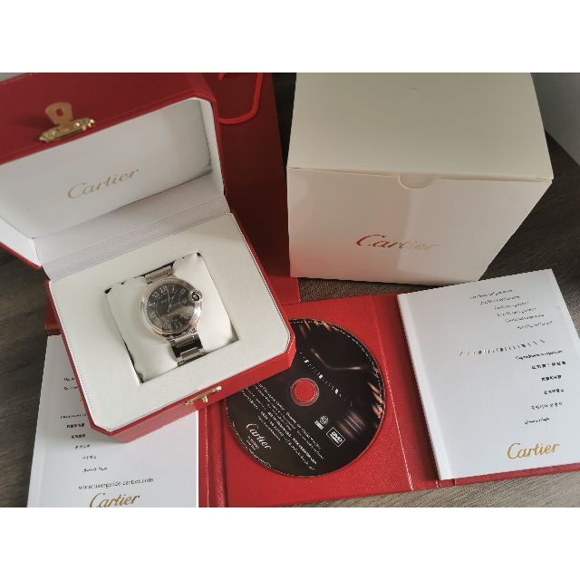Cartier - 値下げしました！ カルティエ バロンブルー メンズ 腕時計黒文字盤の通販 by じゅんこ's shop｜カルティエならラクマ