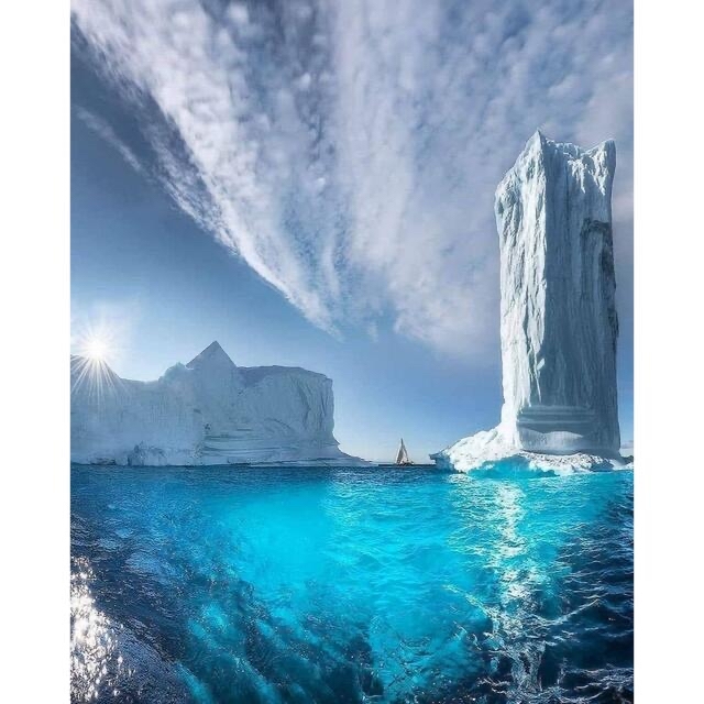 Baccarat(バカラ)の✯極レア 高級 氷 Baccarat 氷山 クリスタル ガラス 南極 ペンギン✯ インテリア/住まい/日用品のインテリア小物(置物)の商品写真