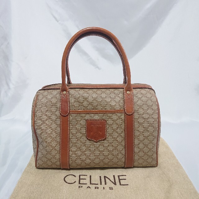 ハンドバッグ CELINE マカダム柄 ミニハンドバッグ ヴィンテージ