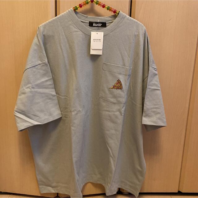 kutir オーバーサイズTシャツ　ビッグシルエット　ペルーシュ　ライトブルー メンズのトップス(Tシャツ/カットソー(半袖/袖なし))の商品写真