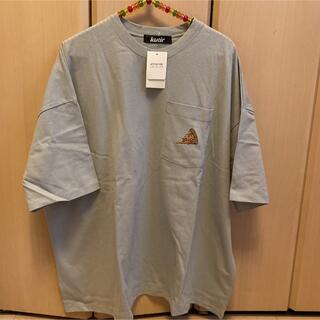 kutir オーバーサイズTシャツ　ビッグシルエット　ペルーシュ　ライトブルー(Tシャツ/カットソー(半袖/袖なし))