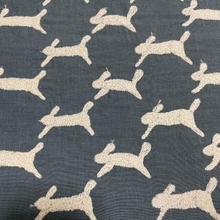 ミナペルホネン run run run うさぎ刺しゅう生地ハギレ www.showme.org