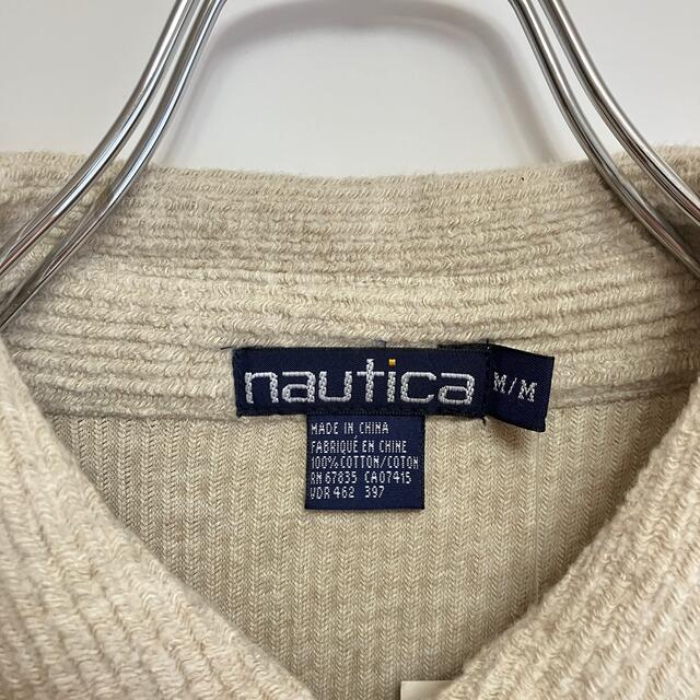 NAUTICA(ノーティカ)のデッドストック　90s古着　ノーティカ　長袖ＢＤシャツ　Ｍ　大きめ　ワンポイント メンズのトップス(シャツ)の商品写真