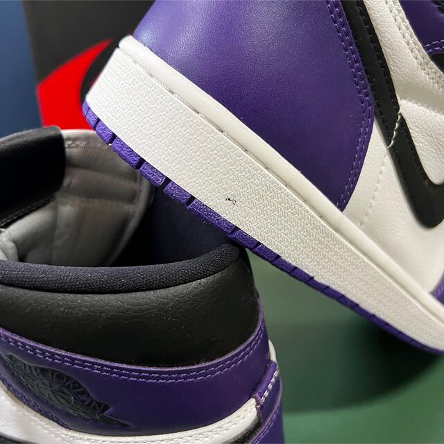 NIKE(ナイキ)のNIKE AIR JORDAN 1 COURT PURPLE WHITE  メンズの靴/シューズ(スニーカー)の商品写真