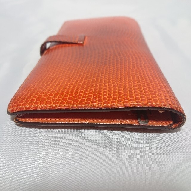 正規輸入代理店 HERMES ベアン リザード 長財布 長財布 tripkicks.com