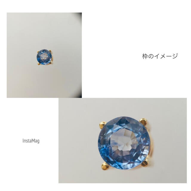 (R0829-3)『直径5mm』天然ブルーサファイア　ルース　0.632ct