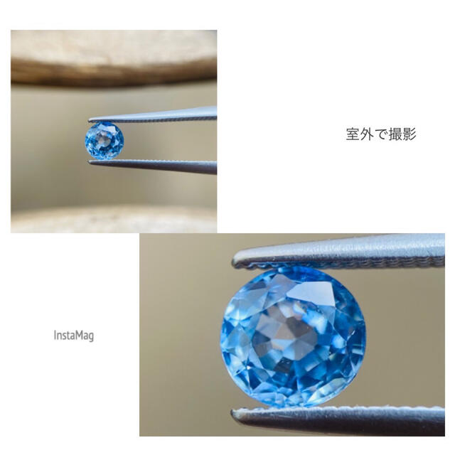 (R0829-3)『直径5mm』天然ブルーサファイア　ルース　0.632ct