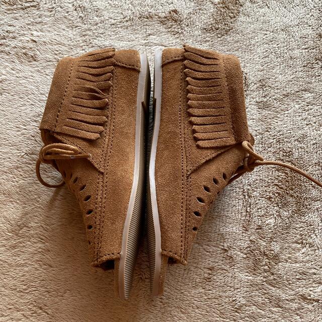 MINNETONKA フリンジサンダル ウェッジソール サイズ7 24cm