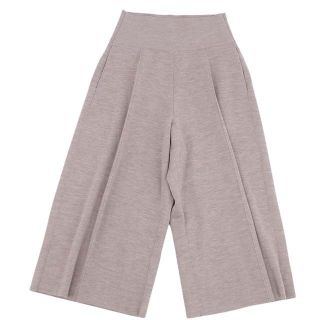 フォクシー ニューヨーク COLLECTION パンツ ニット ウール 38 【美品】フォクシーニューヨーク フレアパンツ スラックス 38 ブラック