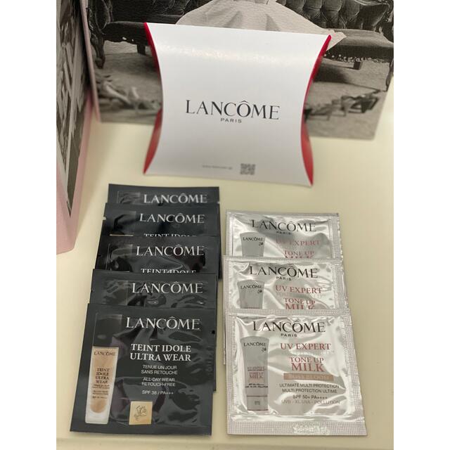 LANCOME(ランコム)のランコムのファンデ　ウルトラとピンク下地のサンプル コスメ/美容のキット/セット(サンプル/トライアルキット)の商品写真