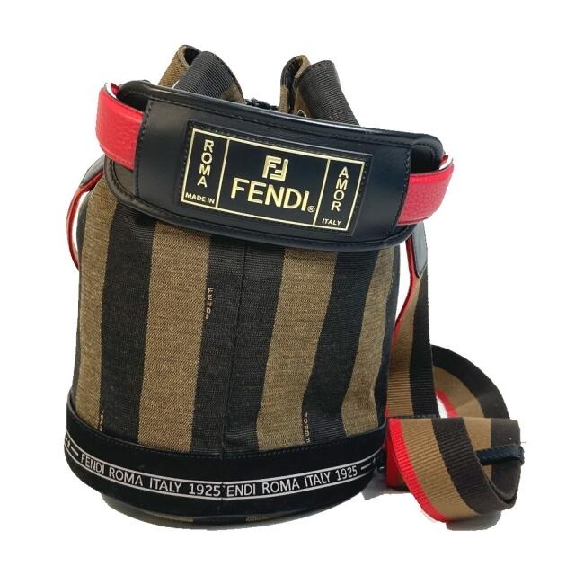 人気特価 フェンディ - FENDI FENDI ブラウン×ブラック キャンバス