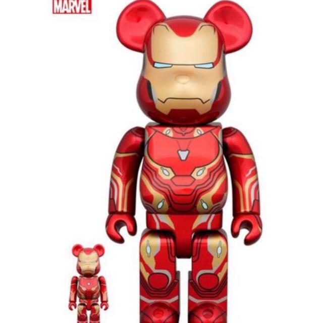 MEDICOM TOY(メディコムトイ)のBE@RBRICK IRON MAN MARK 50 100%&400% エンタメ/ホビーのフィギュア(その他)の商品写真