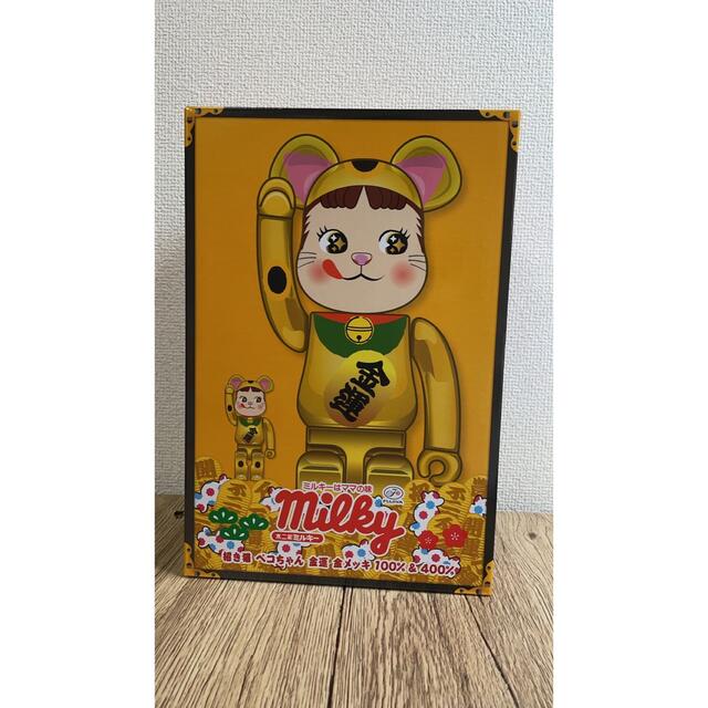 be@rbrick 招き猫 ペコちゃん 金運 金メッキ 100% & 400% - burnet.com.ar