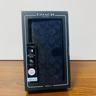 コーチ(COACH)の【Xperia 1 II用】 COACH（R）ブックタイプケース(Androidケース)