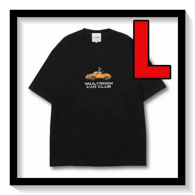 Tシャツ/カットソー(半袖/袖なし) vaultroom CAR CLUB TEE / BLK
