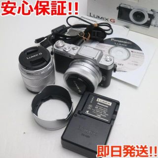 パナソニック(Panasonic)の良品中古 DMC-GF7W シルバー (ミラーレス一眼)