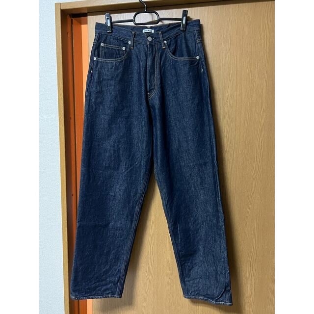 HARD TWIST DENIM WIDE PANTS オーラリー デニムパンツ 贅沢屋の 62.0