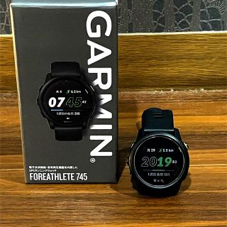 ガーミン(GARMIN)のGarmin 745 ブラック(腕時計(デジタル))