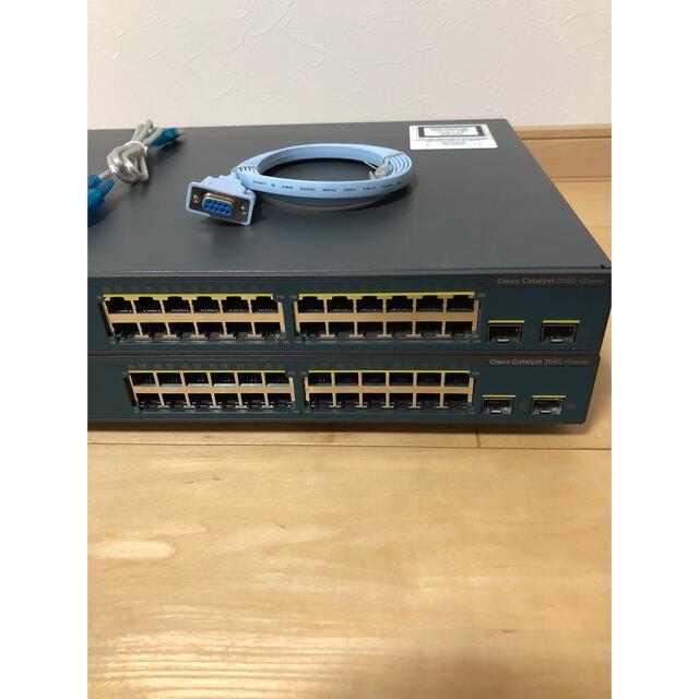 【CCNA、CCNP】2台Cisco  Catalyst  L3スイッチ3560PC/タブレット